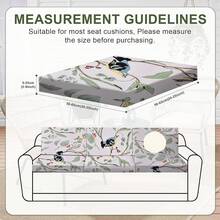 HANDONTIME 8Pcs Patio Cushion Covers Stretch Outdoor Couch Cover Cushions Outdoor Furniture Waterproof Patio Furniture Cover Pets Sofa Covers Washable (Khaki,Cover Only) - C:chi nhánh Chim - Xem 9