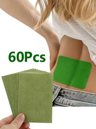 60 Mugwort Patches: Multi-Functional, Cut-To-Size Patches Made With Mugwort Plant Extract, Gentle And Non-Irritating, Suitable For Daily Care. Can Be Used On The Whole Body, Including The Back, Arms, Wrists, Shoulders, Waist, Abdomen, Cervical Spine, Knees, And Leg Joints.