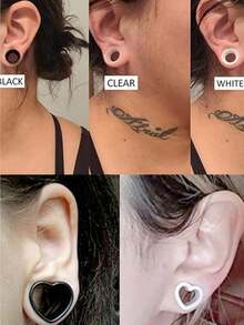 6 Paires Ear Tunnel Plugs Silicone Double Flared Flexible Tunnel Expander Stretching Ear Skin Flexible Flesh Mix Colors Mix Colors 6-16MM 00G 0G 2G - Multicolor - View 5