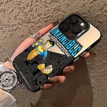 Funda de Teléfono de Personaje de Anime Genial Compatible con iPhone 16 15 14 13 12 11 Pro Max X XR XS Max 8 7 Plus Cubierta Trasera Mate a Prueba de Golpes - Mezcla de colores - Ver 4