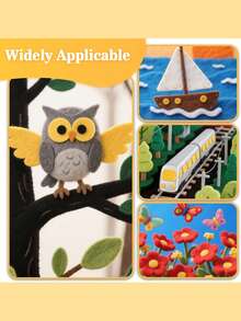 10/20/50pcs Felt Fabric Sheets, Thin Craft Felt, Non-Woven Felt, Large Sewing Felt Squares, Solid Color Craft Felt, Hard Felt Squares, Multiple Colors Available, Suitable For Sewing Crafts, Quilting, School Projects, Decoration, 1mm Thick Felt Squares Craft Supplies, Suitable For DIY Decoration, Multiple Colors Available - Multicolor - View 4