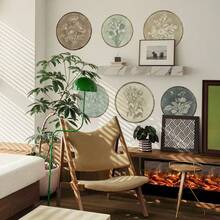 مجموعة من 6 قطع ديكور جداري خشبي فني ريفي عتيق بتصميم زهري بوهيمي كلاسيكي للمنزل والمزرعة والمقهى ومحل الزهور كهدايا وديكور