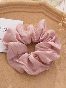 7/1pc Retro Minimalist Fashion Elegant Solid Color Elastic Hair Tie, Versatile Scrunchie For Women ,Ponytail Holders ,Hair Elastics ,Hair Rubber Bands ,Scrunchies ,Hair Rope