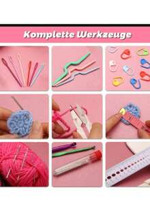 16 Sizes Crochet Hooks Set For Beginners, Ergonomic Soft Grip Crochet Needles Kit, Suitable For Crochet Learners, Great Gift For Women - Multicolor - View 3