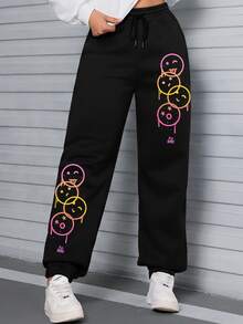 Customized Women's Sports Sweatpants - Custom Fleece Thickened Pants, Add Your Photo, Customize Two-Position Printing, Sweatpants Customization, Custom Autumn And Winter Sweatpants, Design Your Own Personalized Pants As A Gift For Girlfriends, Family, Yourself, Anniversary, Festival, Etc. Customized Gifts, Custom Pants, Custom Pattern Pants, Women's Pants