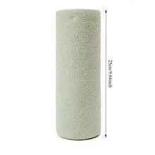 Toallita de limpieza reutilizable, paño de cocina para el hogar, rollos de toallas de microfibra, trapos para platos, reemplazo de toallas de papel de lavado, 1 rollo de 20 hojas - Pequeño-Verde - Ver 2