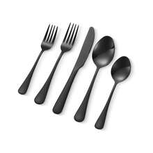30-Piece Stainless Steel Cutlery Set - Elegant Flatware Utensils For 6 - Durable, Dishwasher , Modern Design - Ideal For Everyday Dining And Special Occasions