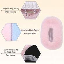 3pcs/6pcs Autumn/Winter Plush Flat & Round Hair Clips Set For Women, Daily Hairstyle Clips With Teeth, Non-Slip Duck Clip, Bendable Arc Design, Vintage Sweet Simple Niche Hair Accessories