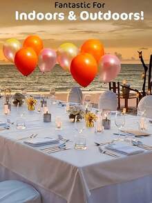 1/3/6个装金属气球配重，DIY氦气球桌饰气球配重派对装饰，适用于生日、婚礼、周年纪念、新年、圣诞节、节日派对家居装饰、圣诞装饰、房间装饰、冬季圣诞装饰、家居圣诞礼物、圣诞装饰 - 彩色 - 查看 5