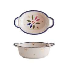 1 pièce Plat à trempette en céramique avec fleur jaune de Noël, assiette à collation et dessert en forme de feuille colorée. Convient pour la décoration de la table de Noël, les fêtes de vacances, les desserts, la crème glacée et les puddings. Cadeau.