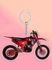1 Men's Motorcycle Keychain -2D Flat Acrylic Keyring Motorcycle Design, Purple And Black Racing Patterns - Suitable For Motorcycle Riders, Car Rearview Mirror Decoration - Birthday, Graduation, Halloween Gifts, Motorcycle Enthusiast Accessories, Keychain, Car Keychain, Backpack Decoration, Bright Patterns, Sturdy Structure, Best Choice For Gifts - Multicolor - View 14