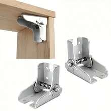 90° Self-Locking Folding Hinge | Thickened Steel Structure Load-Bearing System (Common For Tables, Stools, And Coffee Tables) | Industrial-Grade 10,000-Fold Test | Invisible Mounting Accessories | Furniture Transformation Kit