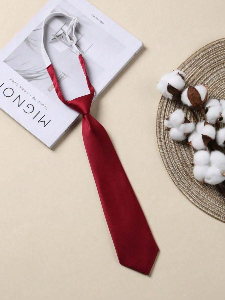 1/10 Stück rote Krawatte, rote Krawatte für Frauen, Krawatten für Frauen, rote Fliege, modischer JK Uniform Akademie Stil Party Performance vielseitiger Accessoire perfekt für jeden Anlass