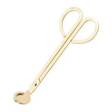 1 件黑色银色大号握把灯芯剪刀，带大号握把的蜡烛灯芯修剪器，握持更舒适，抛光不锈钢灯芯剪刀，易于蜡烛爱好者使用，万圣节、恐怖、秋季、节日、圣诞节、冬季、假日、节日、房间装饰、礼物 - 彩色 - 查看 7