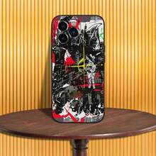 2 custodie per telefono C-Cyberpunk E-Edgerunners per iPhone 16, 15, 14, 13, 12, 11, Pro, Max, Plus, X, XS, SE4, E, Mini, custodia morbida nera - Z2 - Visualizzare 5