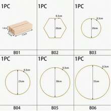 10-40cm Metal Floral Hoop Circle Rings Frame DIY Wreath Flowers Garland Hanging Ornaments Spring Wedding Party Decoration Supplies