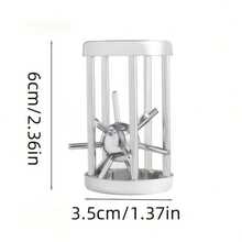14+ Stainless Steel Cage Challenge Game - Adult Complex Multi-Layer Puzzle Escape Toy, Ideal Gift For Birthday, Anniversary, Singles Party, Valentine's Day, Party Performance Accessory - Multicolor - View 12