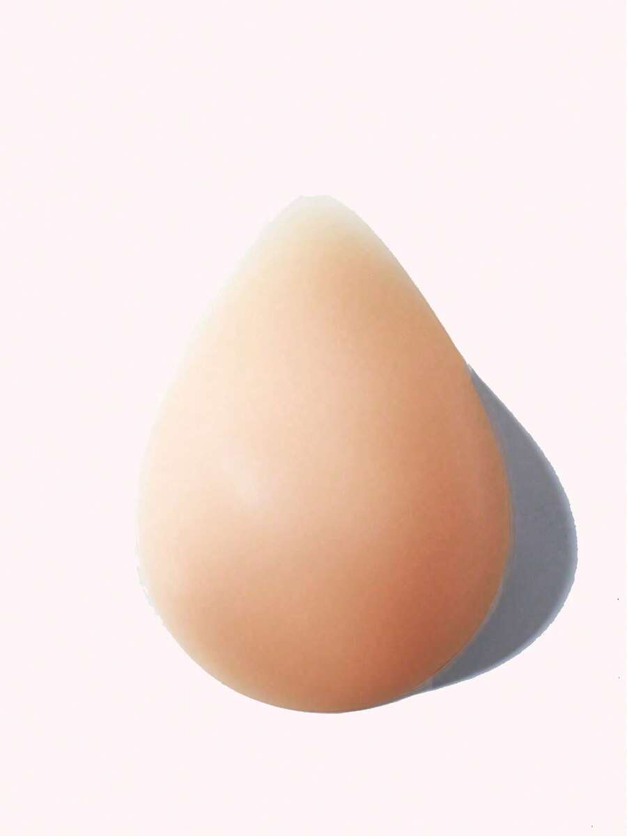 ANGDIE 1 chiếc túi độn ngực silicon hình giọt nước, thích hợp cho người giả gái, sau phẫu thuật cắt bỏ vú, nhập vai và các dịp khác. - Màu Khaki - Xem 1