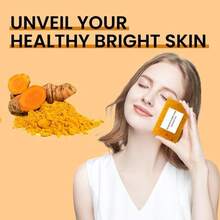 Turmeric Wash And Care Three PieceSet, Turmeric Tablets, TurmericCleansing Mousse, Turmeric SoapFacial Cleansing Skincare FacialCleansing Cleanser - xà phòng - Xem 6