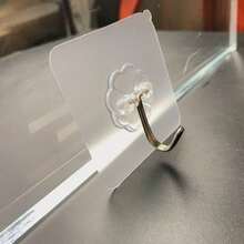 1pc 360° Rotating Self-Adhesive Ceiling Hook - Heavy Duty Capacity, No Drilling Installation, Multi-Purpose Wall Mounted Hook For Wind Chimes, Hanging Plants, Lighting, Home Decor, Tent Net, Mosquito Net And Home Organization