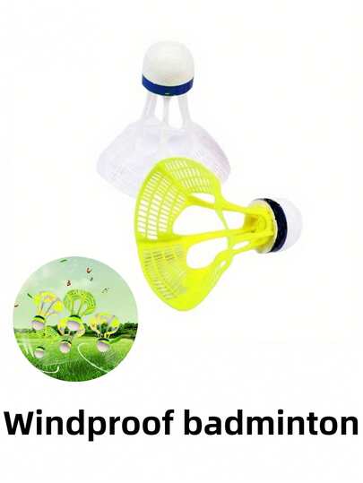 3 piezas de volantes de bádminton duraderos y resistentes a la intemperie, adecuados para la práctica de bádminton al aire libre y accesorios de entrenamiento deportivo, equipo deportivo, esencial para el acondicionamiento físico y el entrenamiento deportivo