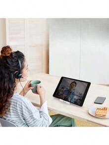 Adjustable 6-Level Mobile Phone/Tablet Stand, Portable Folding Desk Holder, Universal ABS Material, Waterproof, Suitable For All Devices