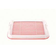 Dog Potty Training Toilet, Plastic Dog Pee Pad Holder With Removable Net, Reusable Dog Potty Trainer Dog Toilet Tray For Small Sized Dogs