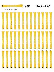40pcs Perm Rods Set - Create Natural Waves & Curls With 4 Sizes Of Hair Rollers - Perfect For DIY Hairdressing & Styling Of Long, Medium & Small Hair, Hair Tools, Hair Products And Accessories For Barber Salon Beauty Travel Essentials, Back To School, Travel Holiday Essentials, Hair Accessories For Women, Slick Back Brush, Barber Accessories, Hair Dryer, Hair, Barber, Hair Dryer, Hair Hair Products, Hair Tools, Hair Stuff, Hair Care, Curly Hair Brush, Hairdressing Equipment,Travel Essentials,Travel Essential,Hairstyle,Hairdressing,Hair,Travel,Hair Products,Hair Tools,Hair Stuff,Barber,Barber Accessories,Barbershop,Hairdressing Equipment - Yellow - View 7