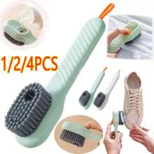 2pcs Automatic Liquid Soap Dispenser Cleaning Brush - Kitchen Laundry Scrub Brush With Soap Dispenser - Multifunction Shoe Brush - Multicolor - View 7