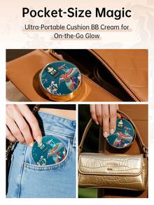 Catkin Phoenix Cushion Foundation, Layerable Coverage, Anti-Aging Essence Makeup, Lightweight Satin Finish, Refill Included, Light Beige/Natural Beige N11