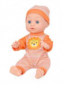 12英寸动物玩偶系列，蓝眼睛玩偶，儿童伴侣玩具，儿童过家家玩具