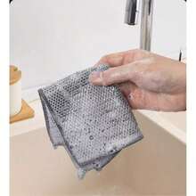 30pcs Magic Cleaning Cloth Thickened Double -Sided Metal Steel Wire Rags Kitchen Dish Pot Washdishing Cloths Towel Clean Tools