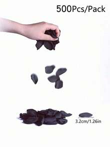 50/500/1000 pétalos de rosa artificial borgoña, pétalos de flores falsas para canasta de flores de boda, pasillo, centro de mesa, mesa, confeti, favor de fiesta, decoración del hogar