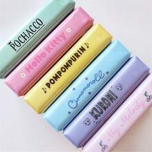 Anime Sanrios Hello Kitty Photo Album Kawaii Sanrio Cinnamorol Melody Kurome 3-Inch Storage Photo Album Cute Card Holder Mini Truck Accessories Cards Collect Toys