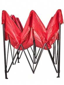 Carpa Toldo Plegable 3x3 Impermeable Y Reforzado  Color Azul, rojo o blanco - Rojo - Ver 5