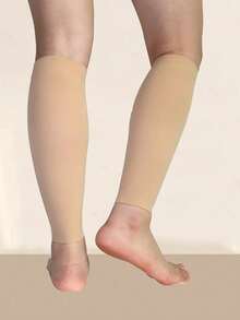 1 Par de Meias de Compressão para Homens e Mulheres, Meias Curtas Sem Pé, Meias de Compressão Masculinas, Meias Esportivas, Meias de Ioga, Meias de Futebol, Adequadas para Corrida, Esportes, Viagens, Trabalho, Academia, Outono - Multicolorido - Visão 6