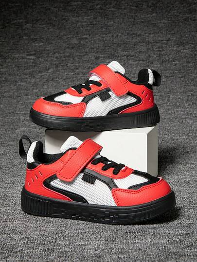 1 par de zapatillas casuales para niños, de tela y diseño, planas, transpirables, elásticas, suaves, ligeras, antideslizantes, con , adecuadas para correr, caminar, todo el año, primavera/otoño