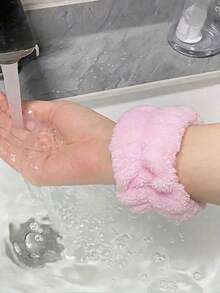 3/2pcs Set Headband & Wristband, Bow Knot Headband + Wristband, Reusable Spa Headband And Wristband, Solid Plush Face Headband, Fluffy Hair Hoop, Yoga Headband, Adjustable Elastic Facial Makeup Headband, Shower Headband, Makeup Remover Pad, Soft & Skin-Friendly, Waterproof Hair Tie, Beauty Sponge, Multifunctional Wash Face Decor, Hair Ties, Hair Clips, Hair Hoops, Yoga Sports Headband, Sweat-Absorbent Headband, Hair Scrunchies, Adjustable Beauty Skincare Headwear, Masking Headband Back To School Hair Accessories - 彩色 - 查看 2