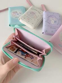 1 buc portofel drăguț pentru copii, portofel pentru monede, portofel pentru copii, suport pentru carduri, geantă multifuncțională din PU de mare capacitate cu fermoar pentru depozitarea monedelor, rest, carduri, accesorii de păr pentru fete, articole esențiale de depozitare pentru călătorii și cumpărături, cadou de ziua de naștere, un cadou perfect pentru prieteni buni, cadou pentru mamă, cadou pentru profesor