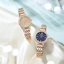 FILA Premium Ladies' Quartz Watch – Shiny Crystal Frame, Pearl Face & Steel Bracelet | Luxurious Gift For Her