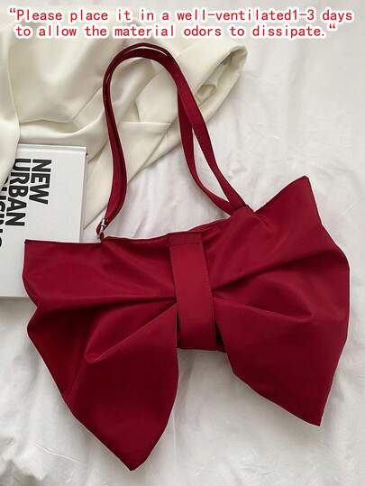 Bolso con capacidad grande con forma de corbata de moño, regalo perfecto del Día de los Enamorados para ella, bolso de mujer con moño, la mejor opción de regalo para el Día de los Enamorados