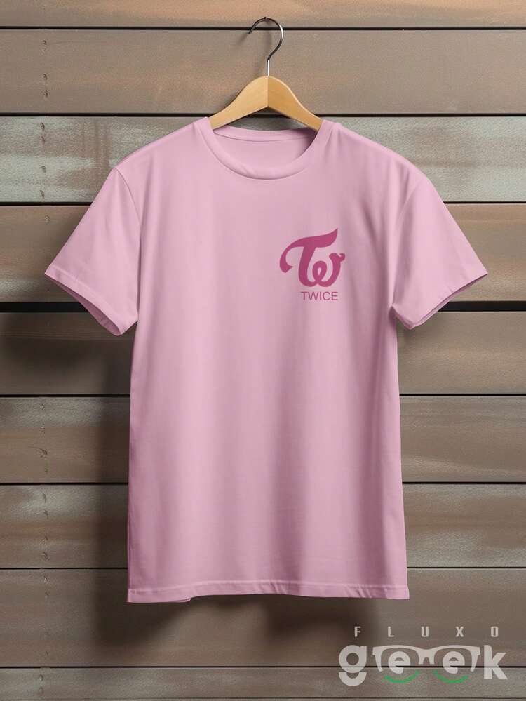 Twice Kpop Momo 96 Custom T-Shirt Ref 1663 FLUXOGEEK - 淺粉色 - 查看 2