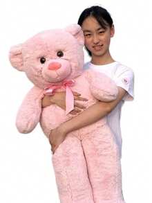 Lee's Brothers Extra Large Plush Teddy Bear Doll, Holiday Gift For Teens - Pink - View 5