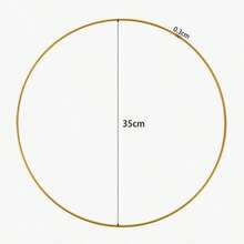 10-40cm Metal Floral Hoop Circle Rings Frame DIY Wreath Flowers Garland Hanging Ornaments Spring Wedding Party Decoration Supplies