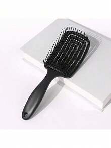 1把防蚊空心梳，干湿两用按摩梳，便携式宽齿梳，女士发刷，梳子 - 彩色 - 查看 6