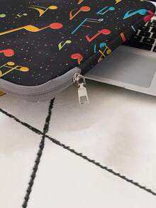 猫咪印花笔记本电脑内胆包，笔记本电脑包，笔记本电脑保护套，平板电脑收纳包，笔记本电脑拉链内胆包，学生/商务笔记本电脑包，旅行笔记本电脑内胆包，防水便携男士笔记本电脑包 - 彩色 - 查看 4