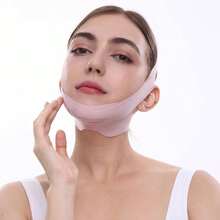 V-Line Face Lifting Strap, Soft Chin Strap, V-Shaped Face Bandage, Unisex Beauty Tool - Multicolor - View 9