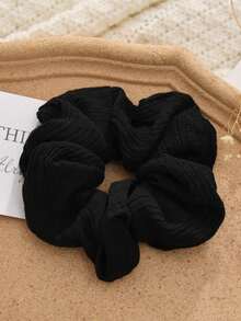 7/1pc Retro Minimalist Fashion Elegant Solid Color Elastic Hair Tie, Versatile Scrunchie For Women ,Ponytail Holders ,Hair Elastics ,Hair Rubber Bands ,Scrunchies ,Hair Rope