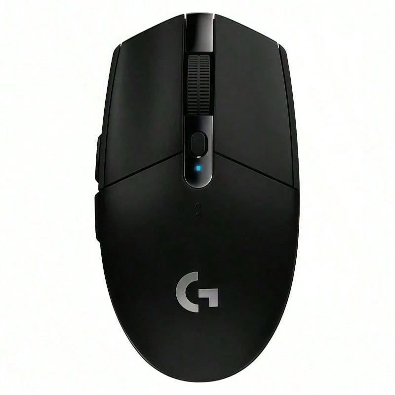 Logitech G304無線滑鼠 輕量化設計 可程式按鍵 即插即用 簡約便攜 適用於中小手型 黑色 - 黑色 - 查看 1