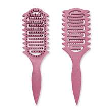 Bright Red Curl Defining Hair Brush, Flash Boar Bristle Styling Brush For Curly Hair, Shaping & Defining Curls For Women,Back To School,Travel Holiday Essentials,Hair Accessories For Women - Multicolor - View 31